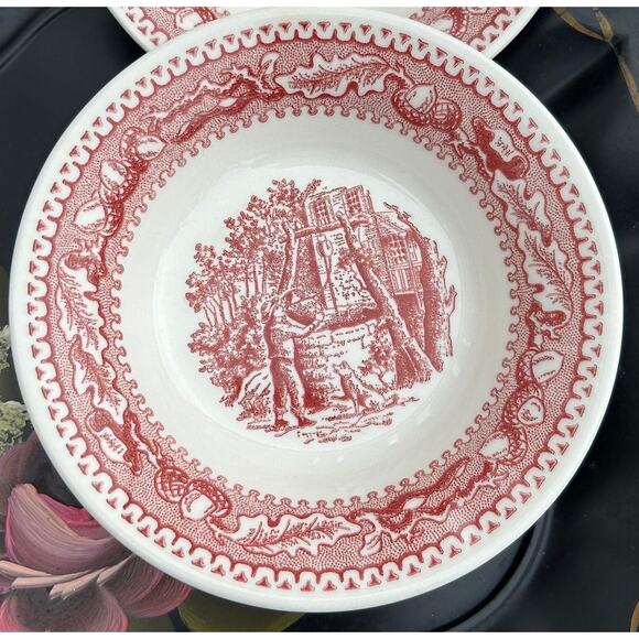 Dessert/Berry Bowl Memory Lane Pink/White Birthday Wedding Mom Gift Royal USA - Picture 5 of 7